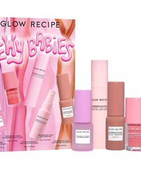 NWT Glow Recipe Dewy Babies Set Skincare Hydration Moisturizer Travel Size